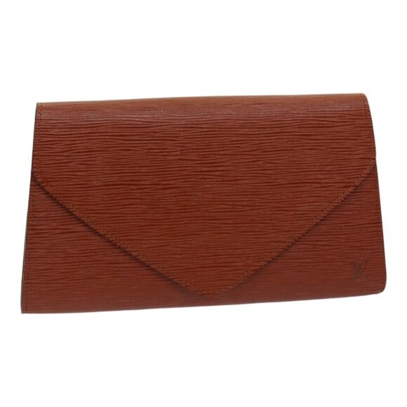 LOUIS VUITTON Epi Art Deco Clutch Bag Brown - Picture 2 of 15